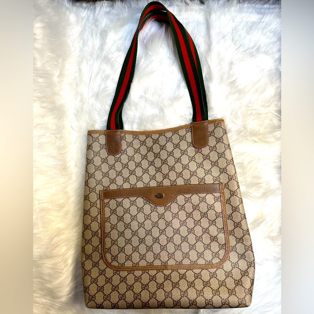 💯 Authentic Vintage Gucci Tote Bag